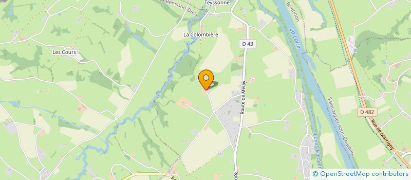 localisation de l'entreprise ASSOCIATION GOURMANDISE à LA BENISSON-DIEU