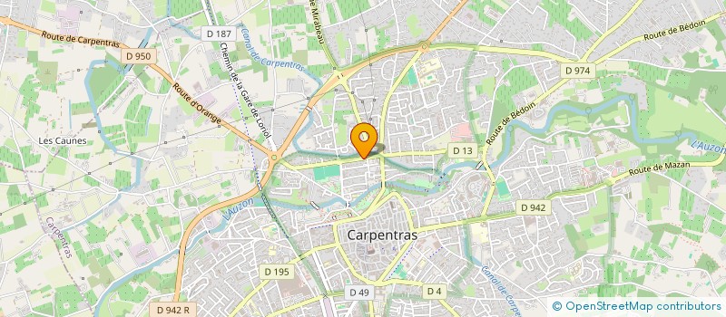 localisation de l'entreprise ASSOCIATION GOUTEZ LA PROVENCE  CARPENTRAS