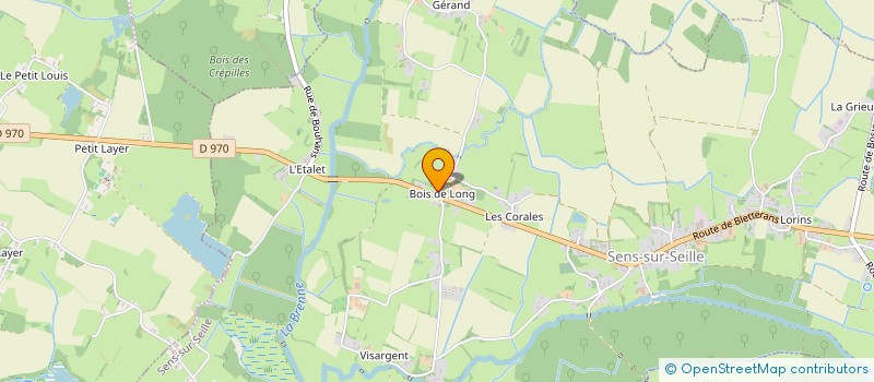 localisation de l'entreprise ASSOCIATION GRABUGE  SENS-SUR-SEILLE