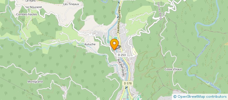 localisation de l'entreprise ASSOCIATION  GRAFT 07  VALS-LES-BAINS