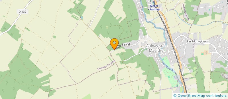 localisation de l'entreprise ASSOCIATION GRAIN DE SEL  AULNAY-SUR-MAULDRE