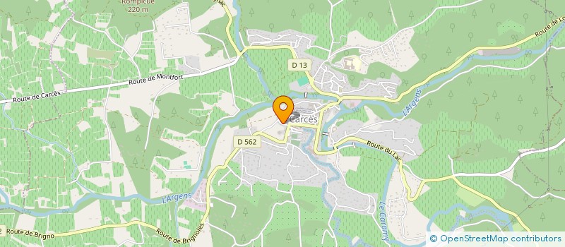 localisation de l'entreprise ASSOCIATION GRAINE D'ECOLIER  CARCES