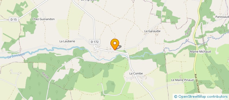 localisation de l'entreprise ASSOCIATION GRAINES DE LUMIERE à PARZAC