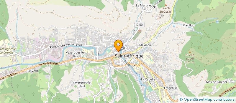 localisation de l'entreprise ASSOCIATION GRAINES DE YOGA  SAINT-AFFRIQUE