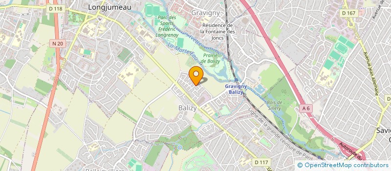 localisation de l'entreprise ASSOCIATION GRAMMUS à LONGJUMEAU