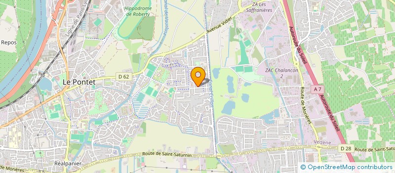 localisation de l'entreprise ASSOCIATION GRAND DELTA  LE PONTET