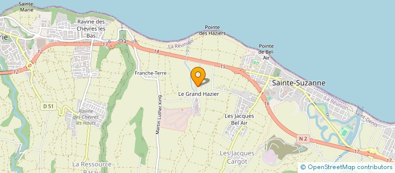 localisation de l'entreprise ASSOCIATION GRAND-HAZIER à SAINTE-SUZANNE