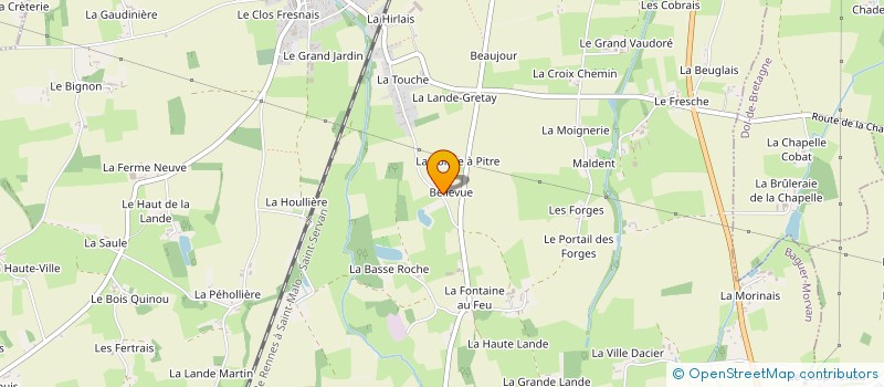 localisation de l'entreprise ASSOCIATION GRAND LARGE  BAGUER-MORVAN