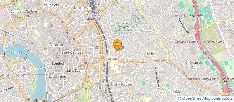 localisation de l'entreprise ASSOCIATION GRAND SUD DES INTERNES EN ONCOLOGIE à TOULOUSE