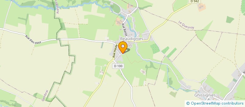 localisation de l'entreprise ASSOCIATION GRANDIR A BEAUDIGNIES à BEAUDIGNIES