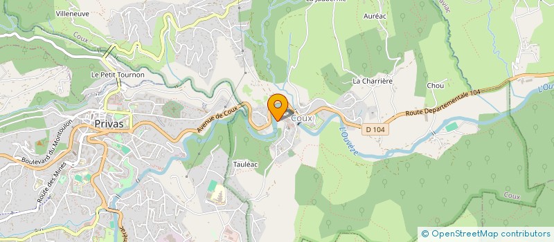 localisation de l'entreprise ASSOCIATION GRANIC  COUX