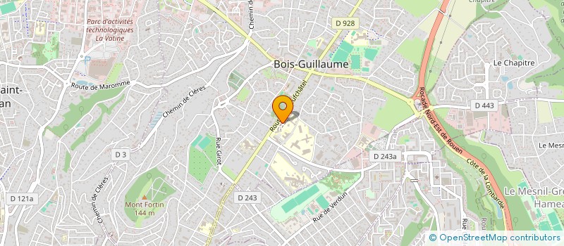 localisation de l'entreprise ASSOCIATION GRAPHIC à BOIS-GUILLAUME