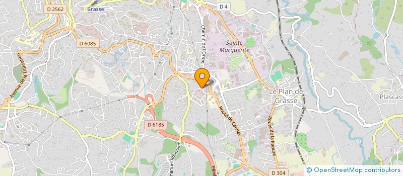 localisation de l'entreprise ASSOCIATION GRASSE A TOUS LES VISAGES à GRASSE