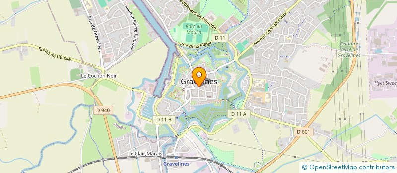 localisation de l'entreprise ASSOCIATION GRAVELINOISE POUR LA PROMOTION DE LA MUSIQUE ET DU THEATRE à GRAVELINES