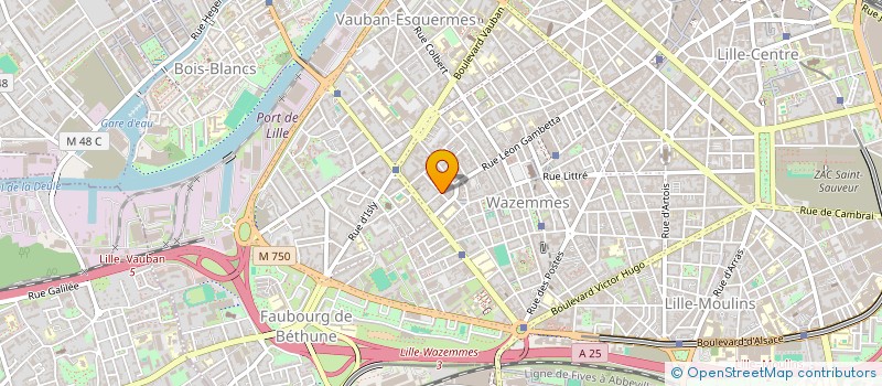 localisation de l'entreprise ASSOCIATION GRAVICEL à LILLE
