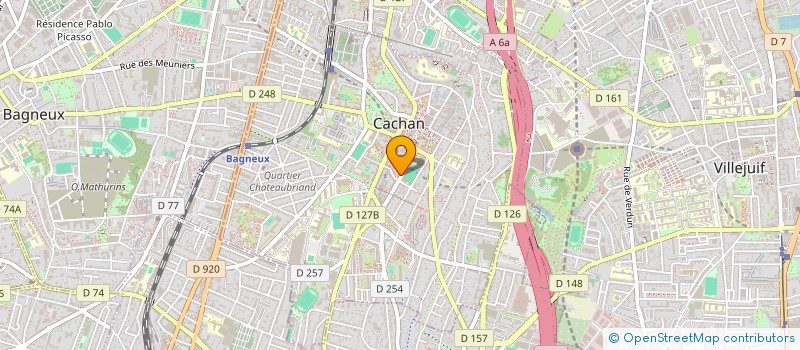 localisation de l'entreprise ASSOCIATION GRC  CACHAN