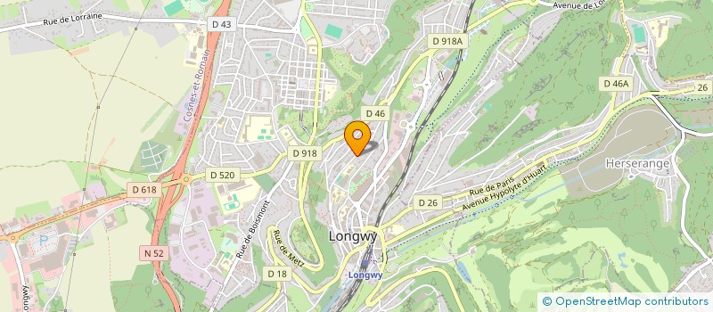 localisation de l'entreprise ASSOCIATION GREALOR à LONGWY