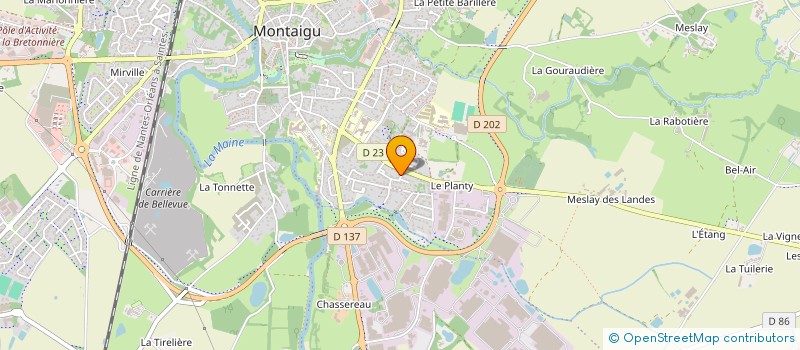 localisation de l'entreprise ASSOCIATION GREEN BOX à MONTAIGU-VENDEE