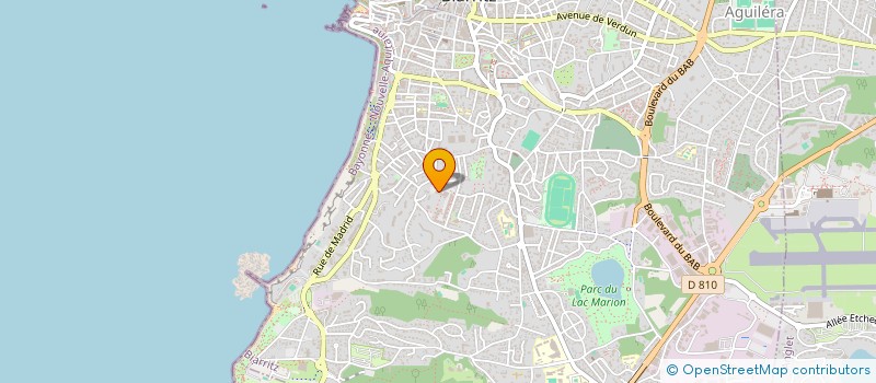 localisation de l'entreprise ASSOCIATION GREEN SANCTUARIES  BIARRITZ