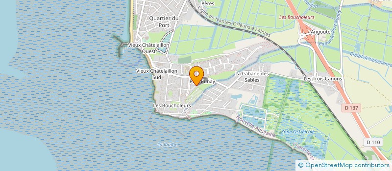 localisation de l'entreprise ASSOCIATION GREEN SQUASH TOUR à CHATELAILLON-PLAGE