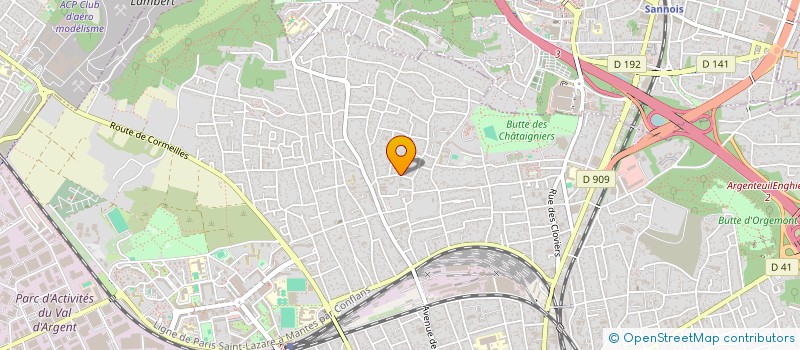 localisation de l'entreprise ASSOCIATION GREENCORE  ARGENTEUIL