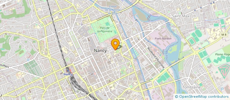 localisation de l'entreprise ASSOCIATION GREF SERVICE NANCY  NANCY