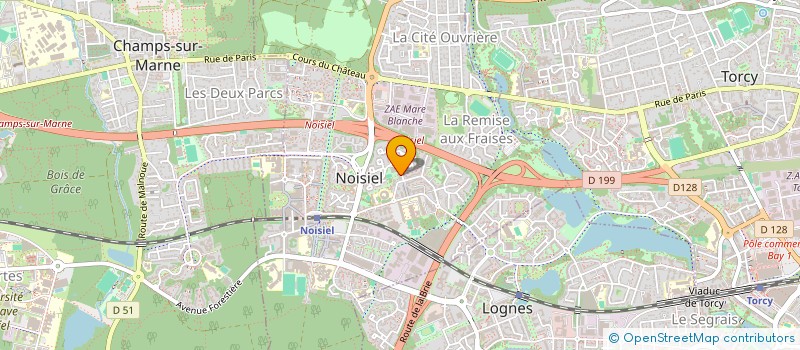 localisation de l'entreprise ASSOCIATION GRENIER DE L'ESPOIR JIKKEN MAARA  NOISIEL