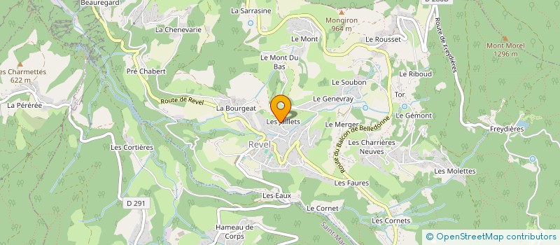 localisation de l'entreprise ASSOCIATION GRENOBLOISE DES PROFESSIONNELS DE LA MEDIATION EQUINE  REVEL