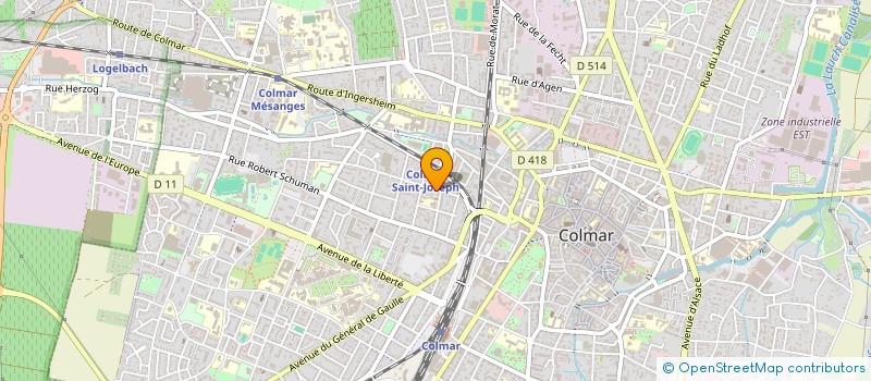 localisation de l'entreprise ASSOCIATION GRILLEN-ART-BROC  COLMAR