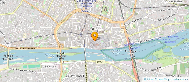 localisation de l'entreprise ASSOCIATION GRIOTS MODERNES à ORLEANS