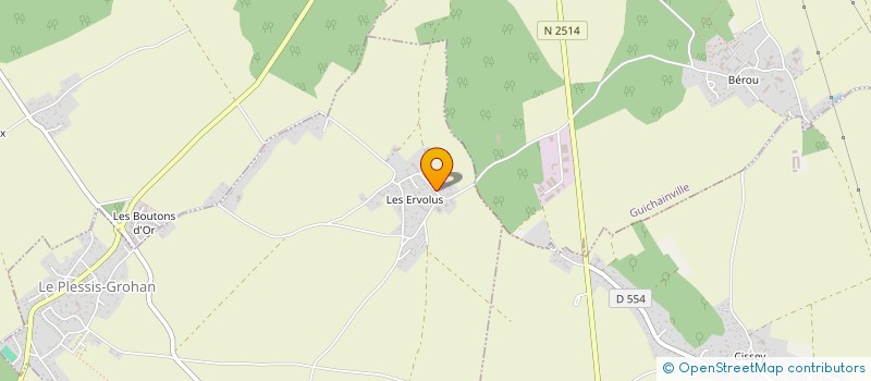 localisation de l'entreprise ASSOCIATION GROHANNAISE D'ANIMATIONS DYNAMIQUES, ORIGINALES ET OCCASIONNELLES  LE PLESSIS-GROHAN