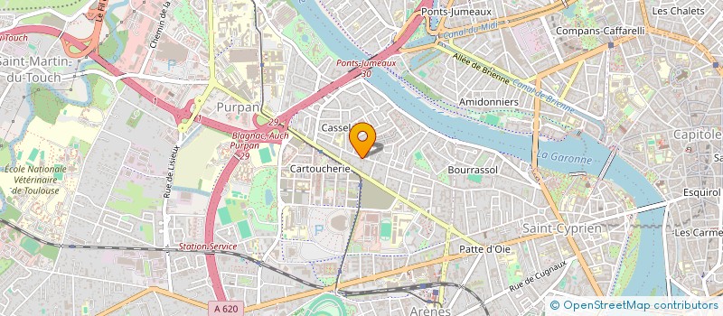 localisation de l'entreprise ASSOCIATION GROOVE à TOULOUSE