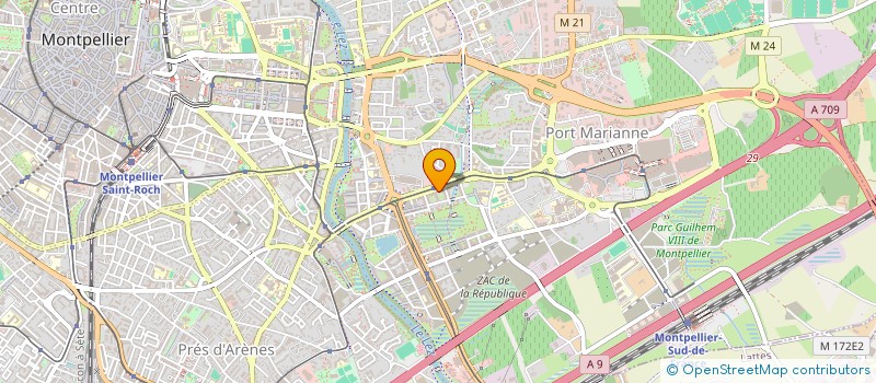 localisation de l'entreprise ASSOCIATION GROOVOLISTIK  MONTPELLIER