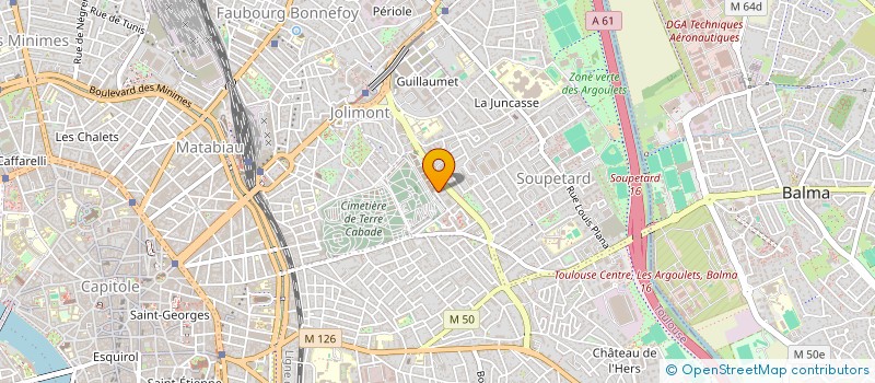 localisation de l'entreprise ASSOCIATION GROSPIRATES  TOULOUSE