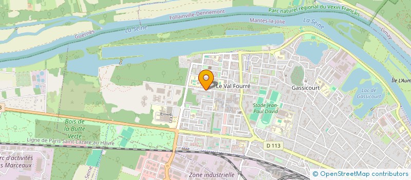 localisation de l'entreprise ASSOCIATION GROUPE BIANDAR G10  MANTES-LA-JOLIE