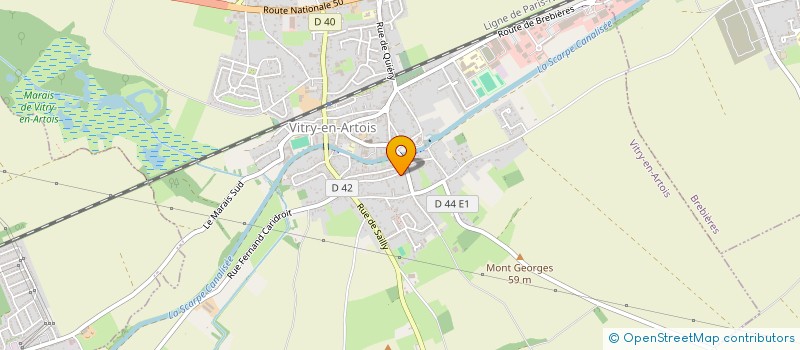 localisation de l'entreprise ASSOCIATION GROUPE BODY FORME (AGBF)  NOYELLES-SOUS-BELLONNE