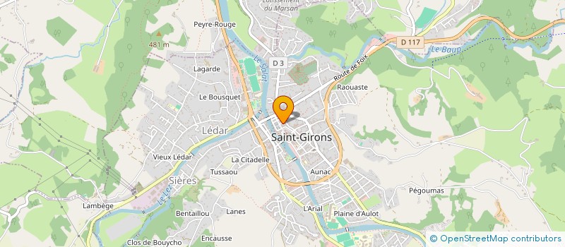 localisation de l'entreprise ASSOCIATION-GROUPE-GOKAGOGOKA à SAINT-GIRONS