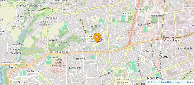 localisation de l'entreprise ASSOCIATION GROUPE SCOLAIRE FERDINAND BUISSON à BREST