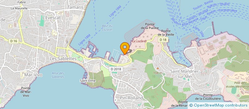 localisation de l'entreprise ASSOCIATION GROUPE ZIG ZAG  SAINT MANDRIER SUR MER