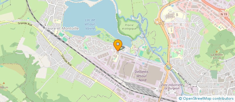 localisation de l'entreprise ASSOCIATION GROUPEMENT 100% COURTIERS  VAIVRE-ET-MONTOILLE