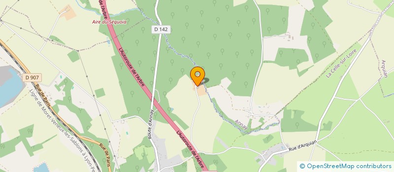 localisation de l'entreprise ASSOCIATION GROUPEMENT D EMPLOYEUR DE LA METAIRIE  LA CELLE SUR LOIRE