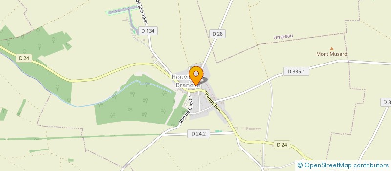localisation de l'entreprise ASSOCIATION GROUPEMENT D'EMPLOYEURS DE BULAS à HOUVILLE-LA-BRANCHE