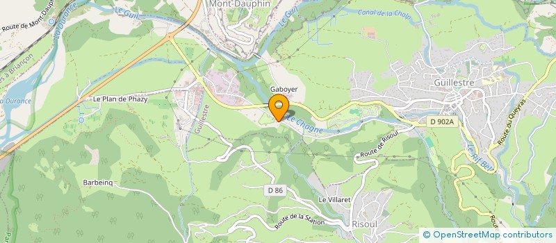 localisation de l'entreprise ASSOCIATION GROUPEMENT D EMPLOYEURS FILIERE VIANDE  GUILLESTRE