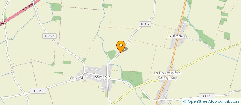 localisation de l'entreprise ASSOCIATION GROUPEMENT D EMPLOYEURS RICHER MARCAULT à LA BOURDINIERE-SAINT-LOUP