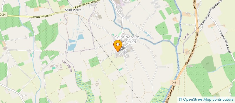 localisation de l'entreprise ASSOCIATION GROUPEMENT DE DEFENSE DES MANADIERS DE L HERAULT  SAINT-NAZAIRE-DE-PEZAN