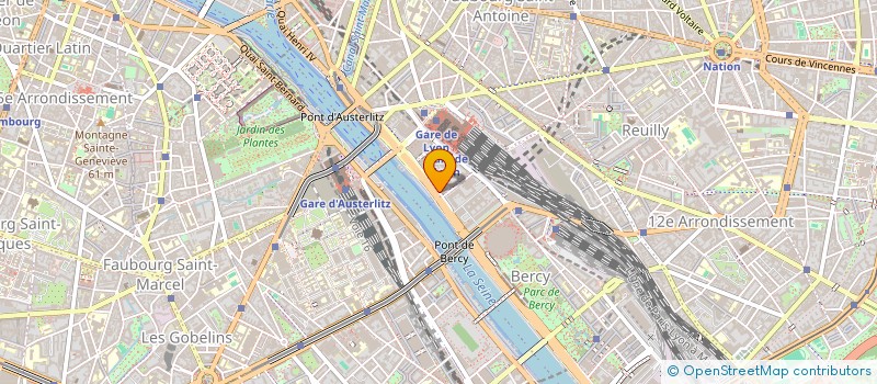 localisation de l'entreprise ASSOCIATION GROUPEMENT DES LOCATAIRES VILLIOT-RAPEE PARIS 75012  PARIS