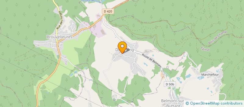 localisation de l'entreprise ASSOCIATION GROUPEMENT EMPLOYEUR à BEAUMENIL