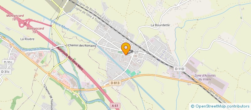 localisation de l'entreprise ASSOCIATION GROUPEMENT ENTRAIDE à BAZIEGE