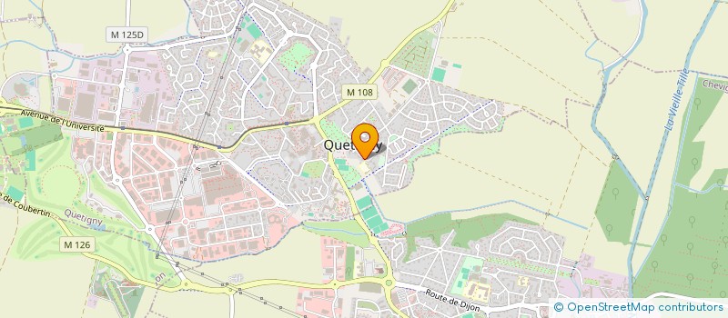 localisation de l'entreprise ASSOCIATION GROUPEMENT GYMNASTIQUE RYTHMIQUE  QUETIGNY