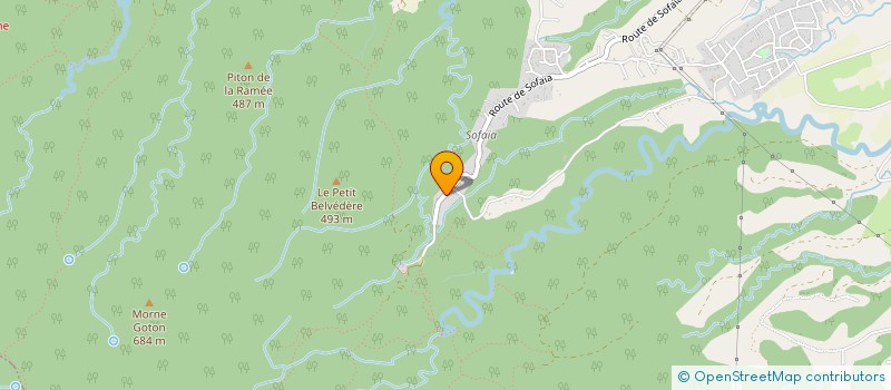 localisation de l'entreprise ASSOCIATION GUADELOUPEENNE D'ORCHIDOPHILIE 'L'ABEILLE D'OR'  SAINTE-ROSE